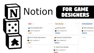 Notion for Game Designers | Best Tool for Organizing Projects?