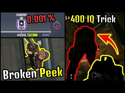 0.001% Chance Moments in Siege ! | 400 IQ BikiniBodhi Trick- Rainbow Six Siege