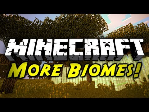 Minecraft Mod Showcase: More Biomes Mod! [GLACIERS, BAMBOO FORESTS, SAVANNAS!]