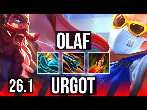 OLAF vs URGOT (TOP) | EUW Master | 26.1