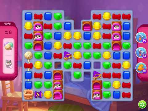 Homescapes Level 4078 With No Boosters - Super Hard Level - Retro Party: Green Concierges