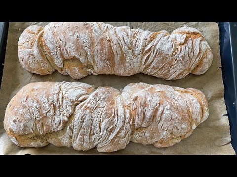 Neues Rezept! Wurzelbrot ohne Kneten, das aromatische! #66