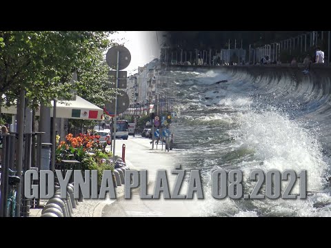 Gdynia #Centrum Skwer #Plaża Sierpień 2021