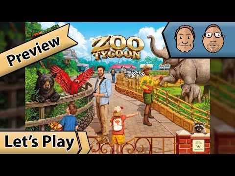 Zoo Tycoon: The Board Game – Brettspiel – Preview – Let´s Play – mit Peat & Alex