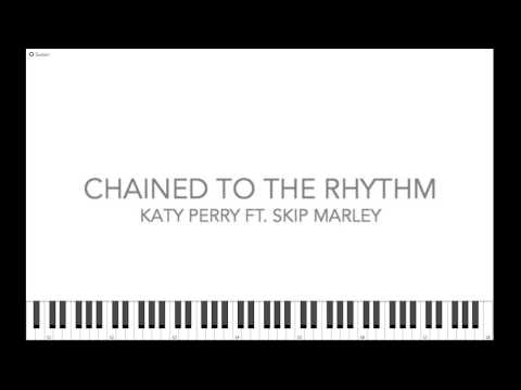 Chained To The Rhythm by Katy Perry ft. Skip Marley (EASY PIANO LESSON)