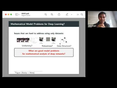 John Wright - Deep Networks and the Multiple Manifold Problem