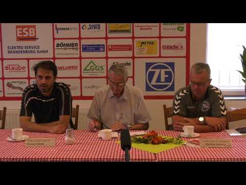 Pressekonferenz nach dem Spiel BSC Süd 05