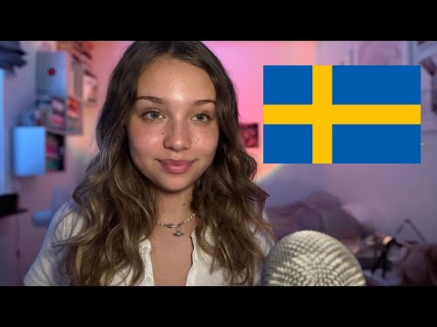 ASMR in Swedish! 🇸🇪 (clicky whispers, tapping, etc.) ✨ 