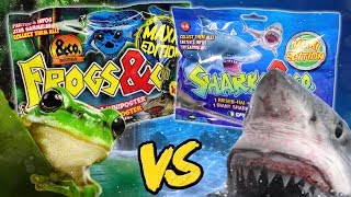 DeAgostini Frogs & Co vs Sharks und Co | Das Duell der Gummitiere