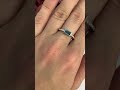 Серебряное кольцо с топазом Лондон Блю 0.578ct