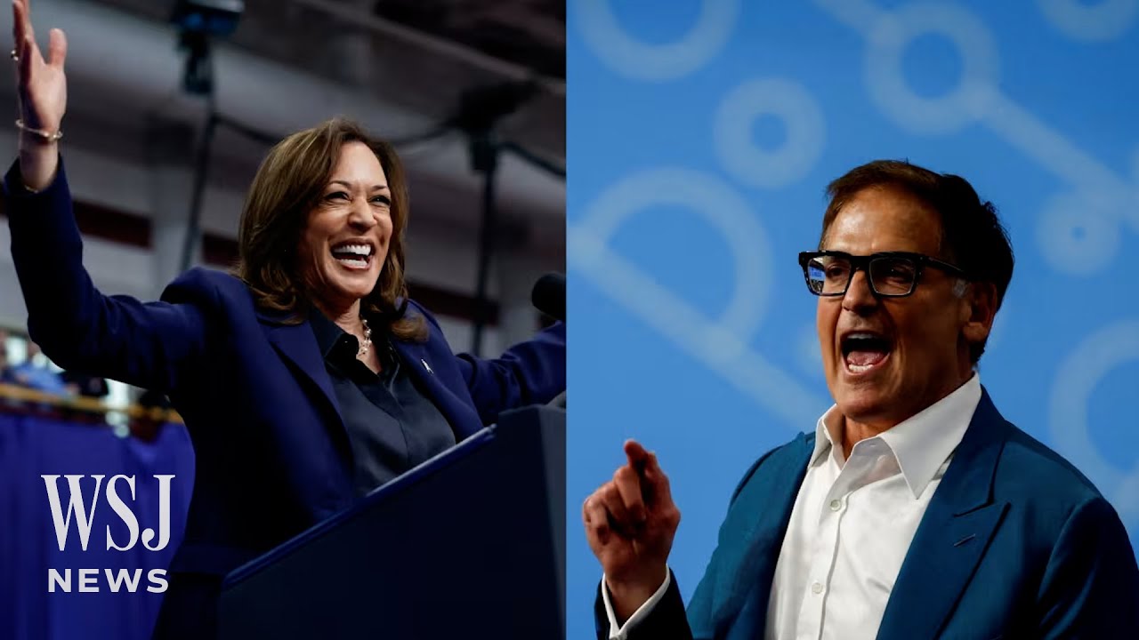 Billionaire Mark Cuban Joins Harris at Rally, Attacks Trump's Tariffs | WSJ News