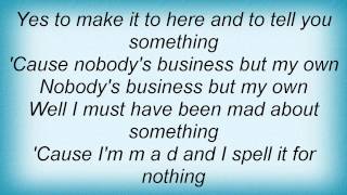 Billy Idol - Nobody&#39;s Business Lyrics