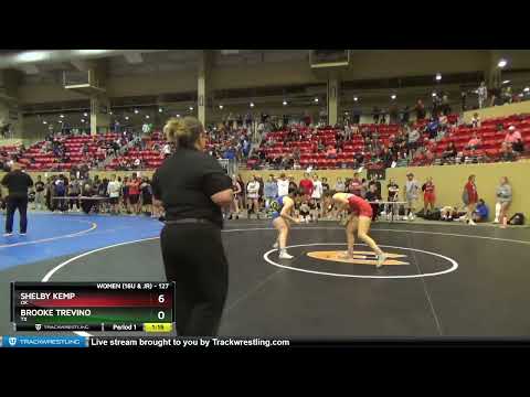 127 Lbs Champ. Round 1 - Shelby Kemp, OK Vs Brooke Trevino, TX D4c0
