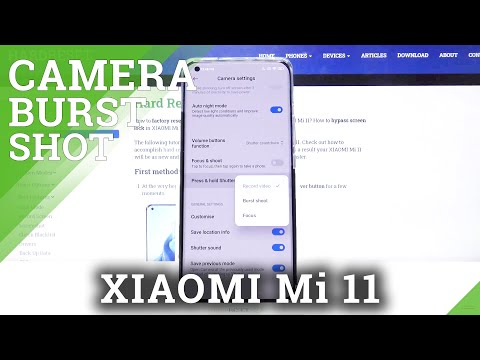 How to Take Burst Shot in XIAOMI Mi 11 – Take Series of Pictures