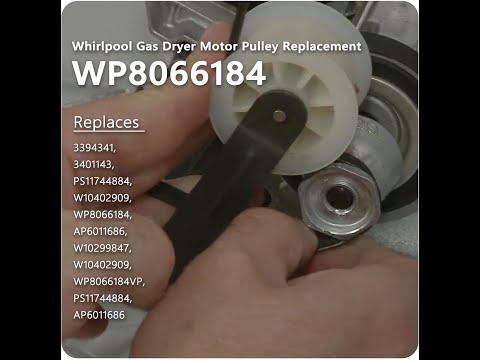 How to install Dryer Motor Pulley Replacement 8066184