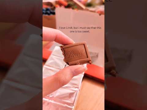 Lindt Milk Chocolate 🍫 #shorts #chocolate #lindt #swisschocolate #sweets
