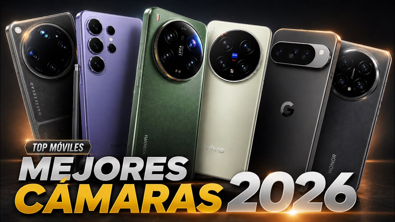Guía de Compra 2026: Los móviles con MEJOR cámara que puedes COMPRAR 📱