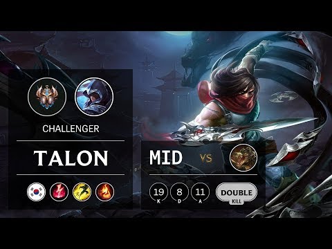 Talon Mid vs Renekton - KR Challenger Patch 9.7