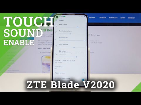 How to Turn On / Off Touch Sounds in ZTE Blade v2020 – Find Additional Sound Settings