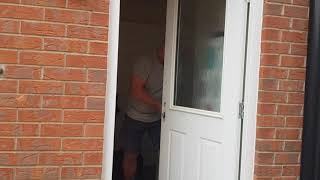 Emergency Entry to a UPVC door.