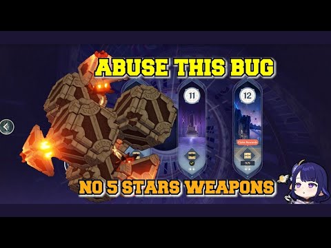 How to ABUSE Bugs to 3 stars Floor 12-3 for F2P (Save 5 Mins) Ft. Baal | 2.1 Abyss | Genshin Impact