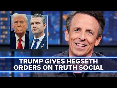Trump Gives Pete Hegseth Orders via Truth Social