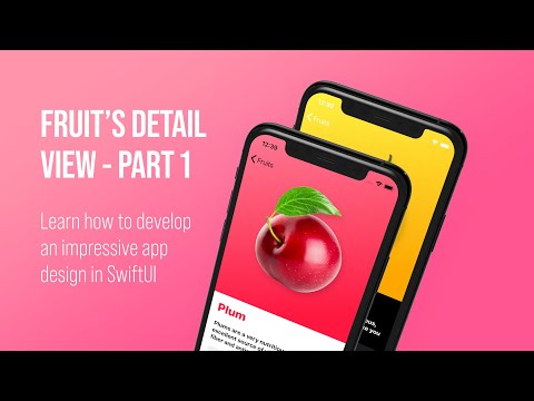 Learn how to create a detail view layout in SwiftUI framework with Xcode - Part 6