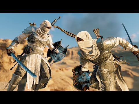 White Hood Ninja I Assassin's Creed Origins | Perfect Stealth Kill and Clear Hideout - PC Gameplay