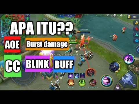 Pengertian BLINK, CC, AOE, BURST DAMAGE, BUFF DI MOBILE LEGEND