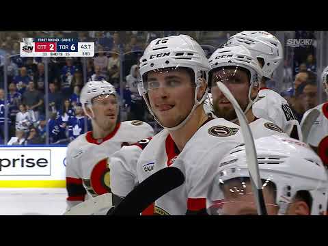 Rough Stuff in Final 1:03 of Game 1 UNCUT - Leafs vs Senators (4/20/25)