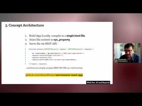 Modern Web Development in ServiceNow