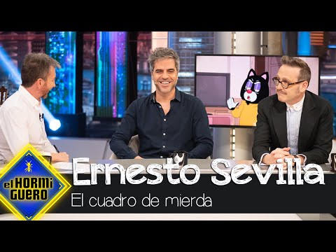 Ernesto Sevilla cuenta cómo fue el cuadro "pintado con mierda" de su compañero - El Hormiguero