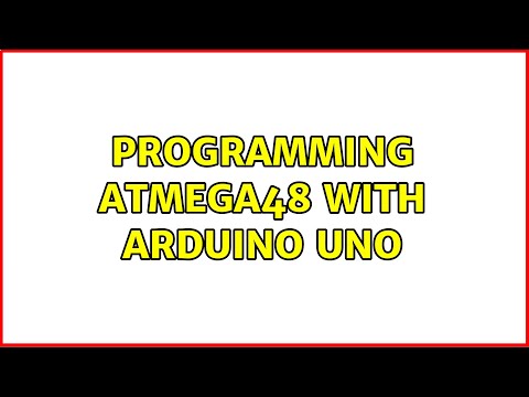 Programming ATMega48 with Arduino Uno