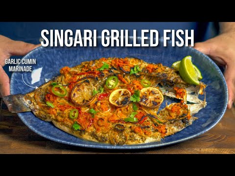 🐟 DELICIOUS whole grilled fish, using my Egyptian mother in law's recipe