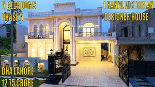 1 Kanal Victorian Designer House For Sale In DHA Lahore Phase 5 ; Only 12.75 Crore