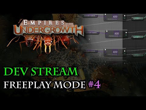 Freeplay Mode Development #4 - Empires of the Undergrowth Dev Stream 15/1/18 - Special Guest!