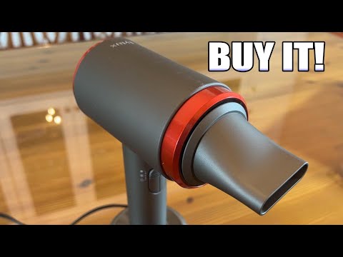 Lylux Cordless Hair Dryer, Low-Heat Rechargeable Blow...