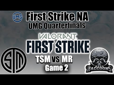 TSM vs Moon Raccoons Game 2 - UMG Quarterfinals | Valorant First Strike NA | Highlights