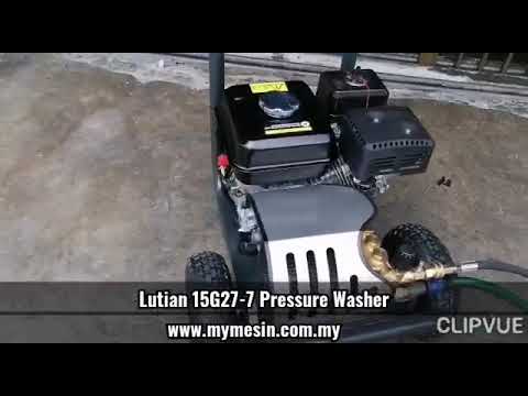 Lutian 15G27-7A 7Hp 180Bar High Pressure Cleaner (Mymesin Testing)