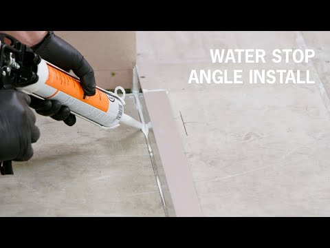 Bathroom Water Stop Angle Install