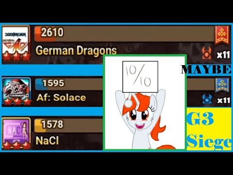 Summoners War: G3 Siege 10/10 maybe finally????