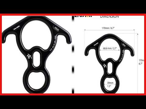 Fusion Climb FP-8145 Kura 8 Abseilgerät: Zuverlässige Kontrolle für anspruchsvolle Seilarbeiten