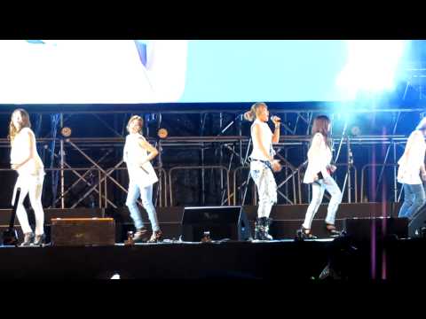 100813 4 Minute - What a girl wants; Celebration @ Marina Bay [FANCAM]