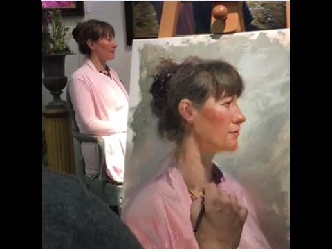 Vladimir Volegov Live Portrait Painting 2