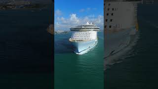 ALLURE OF THE SEAS IS SO HUGE🤯  #royalcaribbean #vacation #travel #shorts