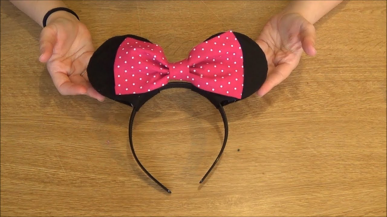 Cerchietto con le orecchie di Topolino/Minnie - Tutorial