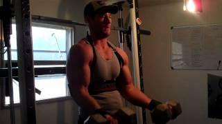 Dumbbell Curl Drop Set exercise video thumbnail