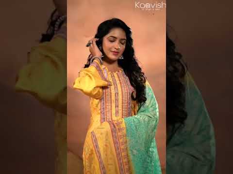 Kaavish Payal Pure Musline Silk Wholesale Designer Salwar Suit Catalog – product video thumbnail