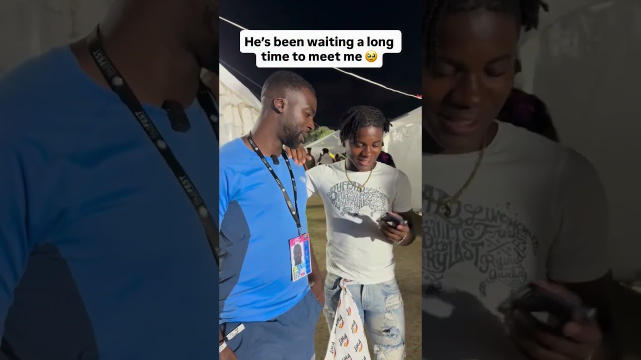 He’s been waiting a long time to meet me 🥹 Big love to this young king 👑 #djagonline #teamag