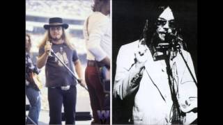 Neil Young pays tribute to Lynyrd Skynyrd's Ronnie Van Zant: Alabama / Sweet Home Alabama - 11-12-77